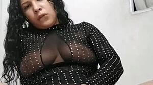 i strip for my webcam fans fingering teen pussy and sucking deep on blowjob toy