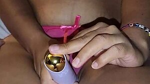 latina milf couple plays in bedroom ending with cum on her juicy ass