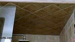 i showered with cute petite brunette teen after casting