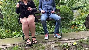 stepmom sneaks in flashing her fat bbw ass and huge natural tits as dirty gift for stepson around house