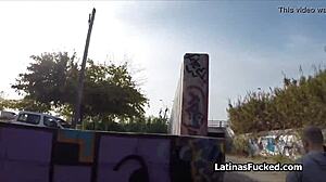 deepthroat me then fuck outdoors public spain style