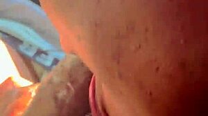 his massive black cock throbs as it unloads deep in her mouth