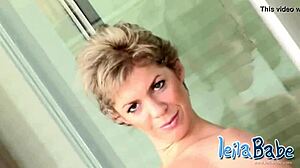 i can't stop watching busty blonde milf strip balcony