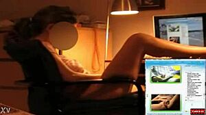 latina mexicana teases on webcam masturbating to intense orgasm