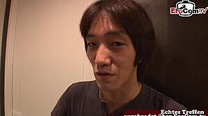 Petite Asian Teen Tries First Gangbang Crying Cum Mouth