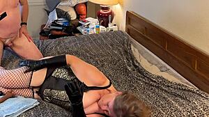 Homemade Missionary Pounding with Dildo Toys Ends in Gushing Creampie for GILF Carmen