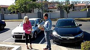 you won't believe the perks i get delivering to hot housewives like this