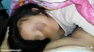 sexy latina girlfriend chupa bedroom homemade like a goddess