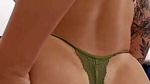 young big ass stretched fully with huge dildo toy