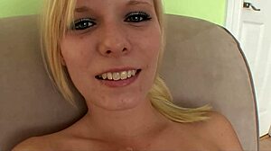 Master's Petite Shaved Teen Toyed With Monster Cock Facial