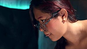 hey step sis catches me stroking my monster cock now she squirts riding me doggystyle