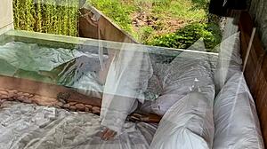 thinking of you as i caress my damp warmth slowly