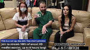 Blaire Celeste Sucks Cock Missionary Fucks Nurse POV Cum Blasts Pussy