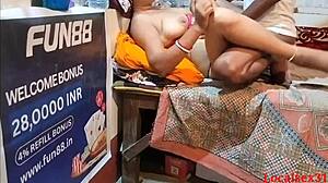 Horny Indian wife bends over webcam for huge cock doggystyle creampie.