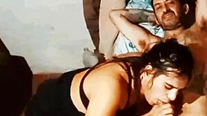 mi marido me deja con las ganas... follo amante al lado suyo con tattoo bbc