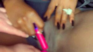 sexy black model vibes shaved pussy for white guy watch