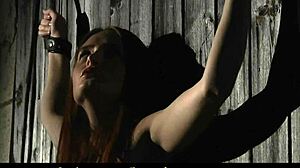 REDHEAD SLUT ROPED BARN BANGED TAMED HARD!