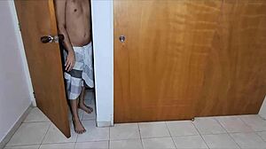 Shower-Fresh Stepsis Begs Hard Tight Pussy Fuck