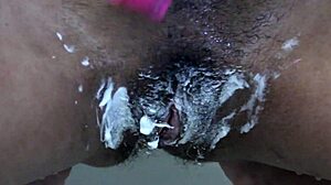 wanna watch lisette shave her hairy pussy smooth?