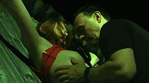 REDHEAD SLUT ROPED BARN BANGED TAMED HARD!