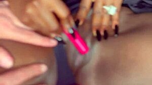 sexy black model vibes shaved pussy for white guy watch