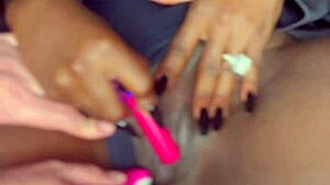 sexy black model vibes shaved pussy for white guy watch