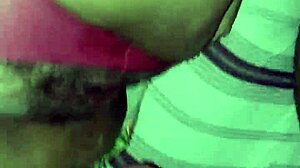 Wife Pulls Panties Aside Opens Pussy for Creampie Stud