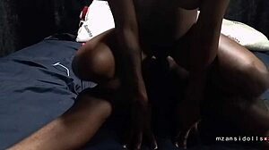 sexy ebony curves ride naked in cowgirl heat