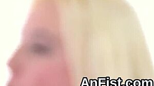 Lesbian babes fist tight pussies and anals