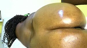 Big Black African Ass Pussy Takes Huge Anal Pounding!