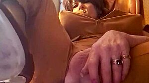 damn, that fine-ass tranny takes a massive dildo ride!