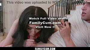 petite stepsis tempts brother with taboo doggystyle pounding