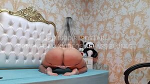 sensual latina milf blonde big tits ass lingerie dance