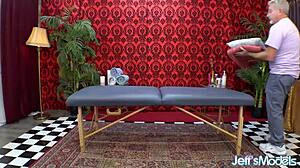 curvy chubby bbw chloe klein gets fat tits oiled in massage