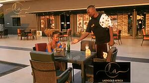 ladygoldafrica fucks south africa's longest black cock missionary doggy