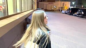 A russian student surrenders her big ass tits to power engineer in bedroom