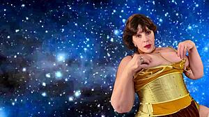 granny slave princess leia deepthroats darth vader cock cosplay