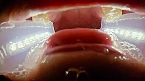 rebel rhyder drowns in frozen cum bukkake probe lens closeup