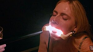 rebel rhyder drowns in frozen cum bukkake probe lens closeup