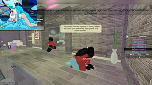 demon babe begs for huge futa cock pounding hard