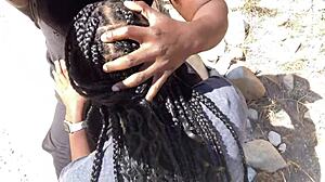 HER FAVORITE OUTDOOR FUCK SPOT WITH MONSTER BBC!