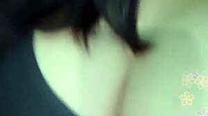 indonesian webcam babe flashes her perky asian boobs