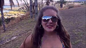 kellenzinha shows big ass natural tits brazilian waterfalls homemade