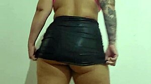 Her swollen pussy bulges massively after taking endless thick cocks deep inside