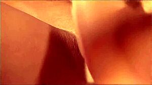 kirsten price licks shaved pussy then fucks hard in fishnets and heels