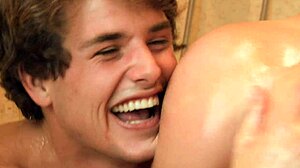 Nikki Delano's thick ass pussy gape fingered fucked doggystyle in fishnets heels stockings sweat