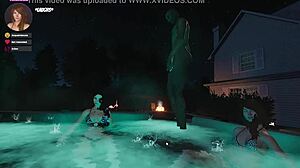 Girlfriend Ashley's Swinger Birthday Bash Turns Into Wild Group Game