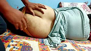 my sexy desi wife mou looks hot naked with big ass in panties