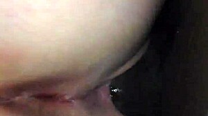 side bitch screams as i fuck her big ass with monster dildo
