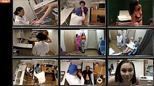 perv doctor humiliates aria nicole with anal fingering backstage